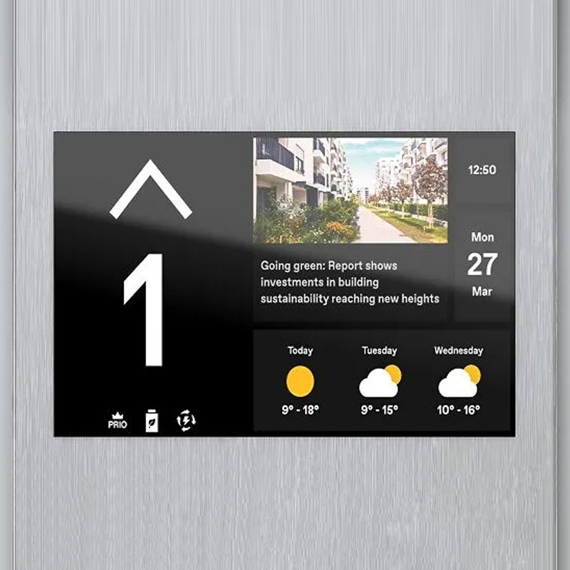 Elevator ostentationem panel